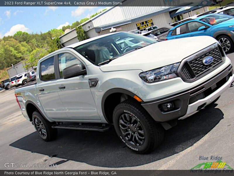 Cactus Gray / Medium Stone 2023 Ford Ranger XLT SuperCrew 4x4