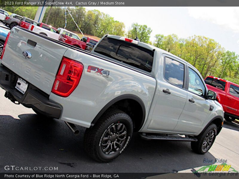 Cactus Gray / Medium Stone 2023 Ford Ranger XLT SuperCrew 4x4