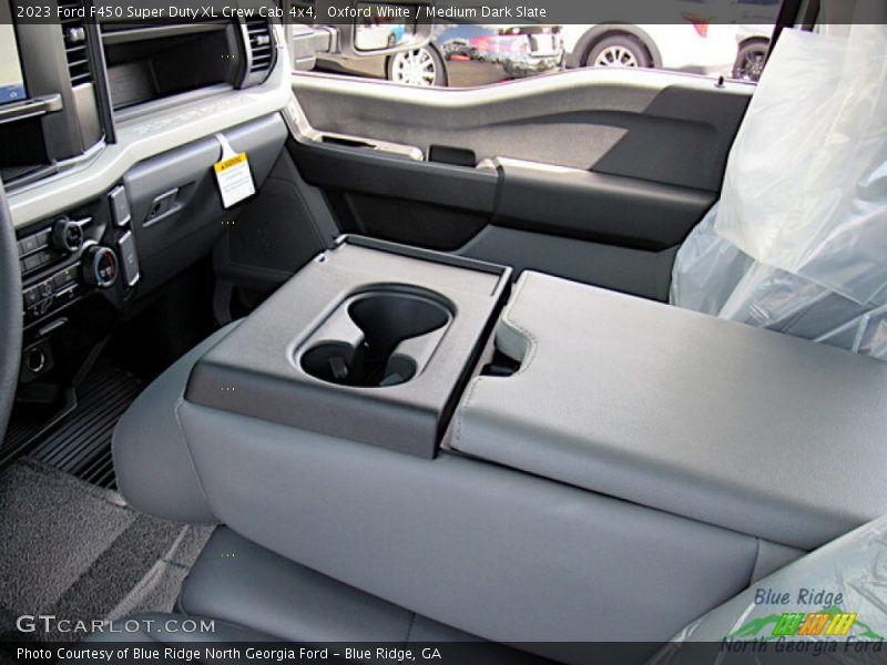 Oxford White / Medium Dark Slate 2023 Ford F450 Super Duty XL Crew Cab 4x4