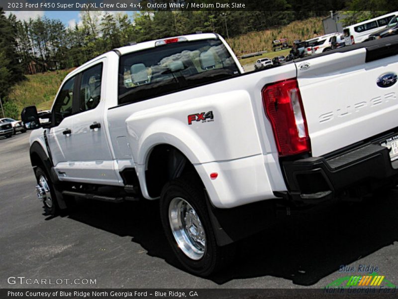Oxford White / Medium Dark Slate 2023 Ford F450 Super Duty XL Crew Cab 4x4