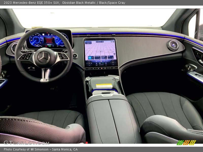 Obsidian Black Metallic / Black/Space Gray 2023 Mercedes-Benz EQE 350+ SUV
