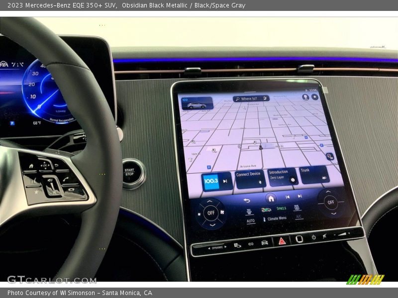 Obsidian Black Metallic / Black/Space Gray 2023 Mercedes-Benz EQE 350+ SUV