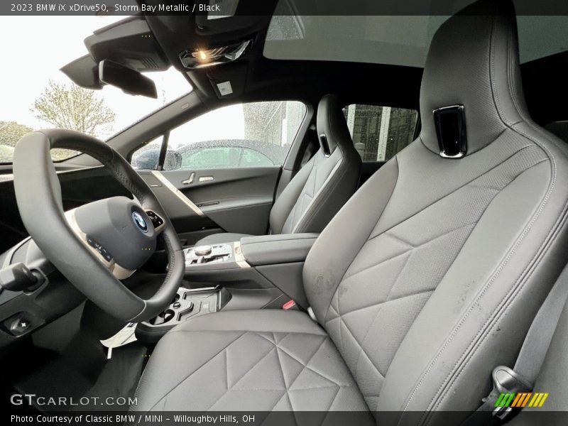 Storm Bay Metallic / Black 2023 BMW iX xDrive50