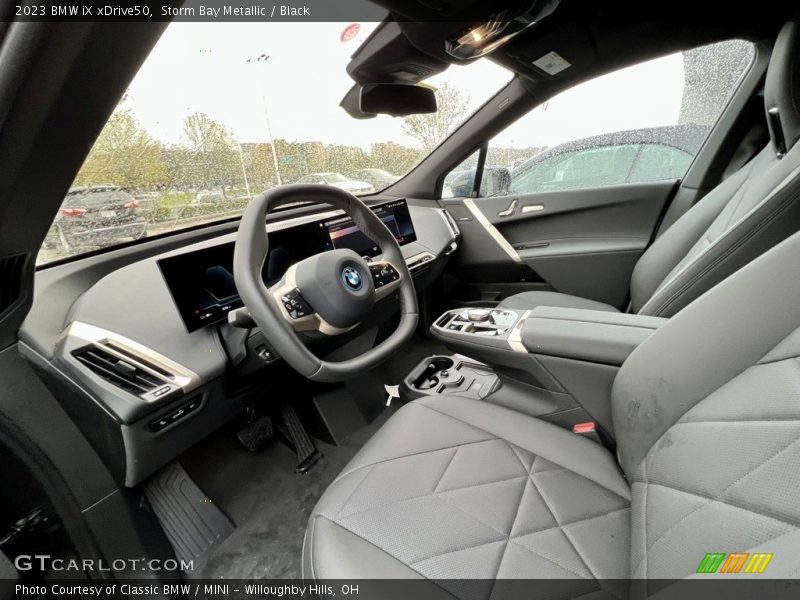 Storm Bay Metallic / Black 2023 BMW iX xDrive50