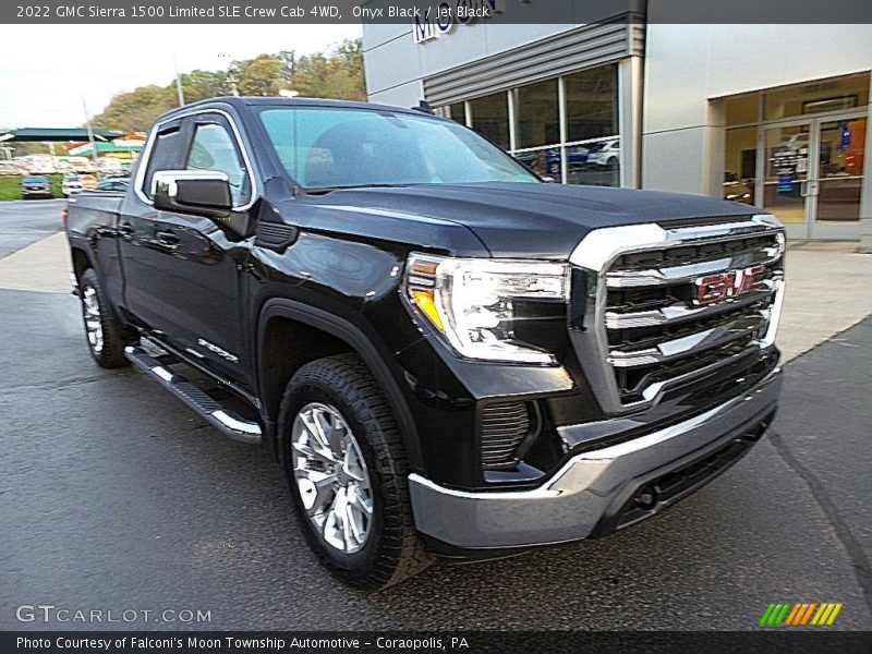 Onyx Black / Jet Black 2022 GMC Sierra 1500 Limited SLE Crew Cab 4WD