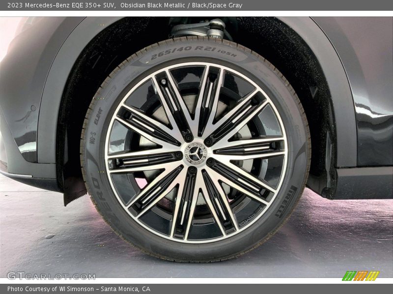 Obsidian Black Metallic / Black/Space Gray 2023 Mercedes-Benz EQE 350+ SUV