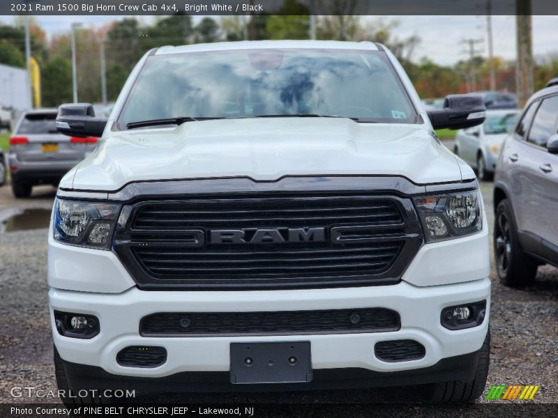 Bright White / Black 2021 Ram 1500 Big Horn Crew Cab 4x4