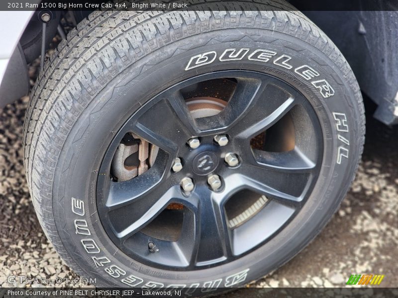 Bright White / Black 2021 Ram 1500 Big Horn Crew Cab 4x4