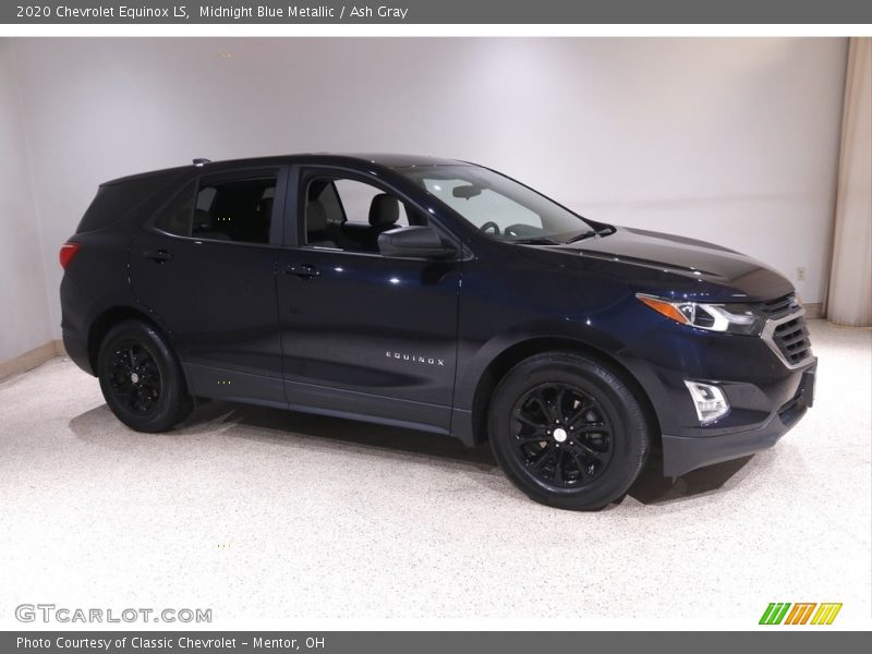 Midnight Blue Metallic / Ash Gray 2020 Chevrolet Equinox LS