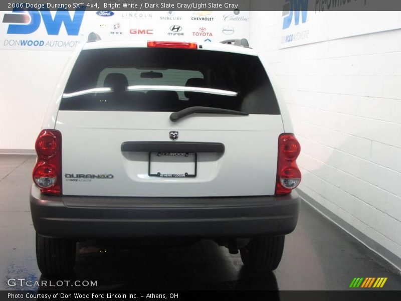 Bright White / Dark Slate Gray/Light Slate Gray 2006 Dodge Durango SXT 4x4