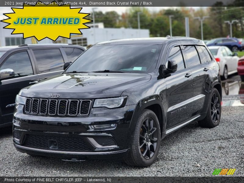 Diamond Black Crystal Pearl / Black 2021 Jeep Grand Cherokee High Altitude 4x4
