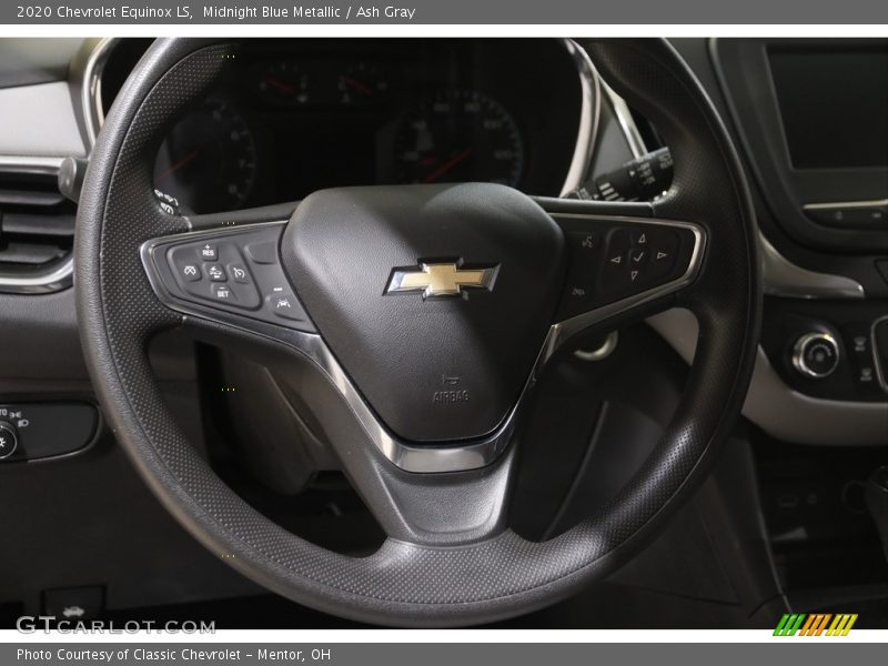 Midnight Blue Metallic / Ash Gray 2020 Chevrolet Equinox LS