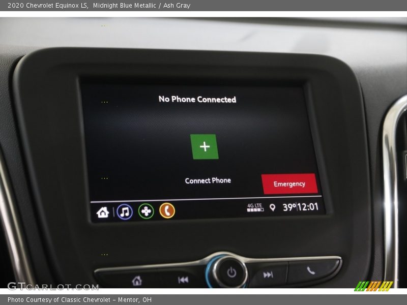 Midnight Blue Metallic / Ash Gray 2020 Chevrolet Equinox LS