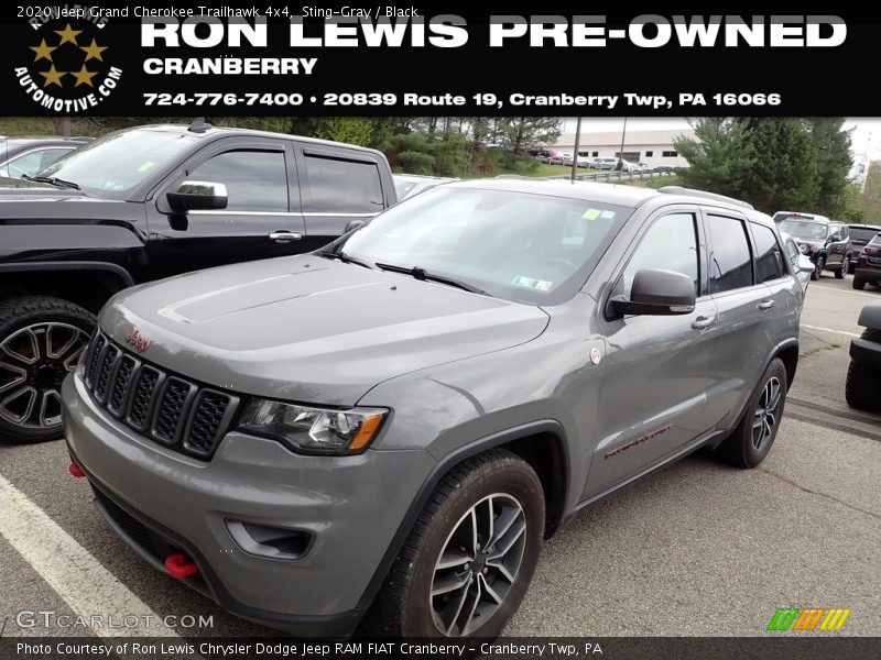 Sting-Gray / Black 2020 Jeep Grand Cherokee Trailhawk 4x4