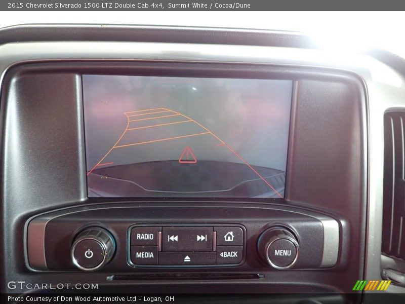 Summit White / Cocoa/Dune 2015 Chevrolet Silverado 1500 LTZ Double Cab 4x4