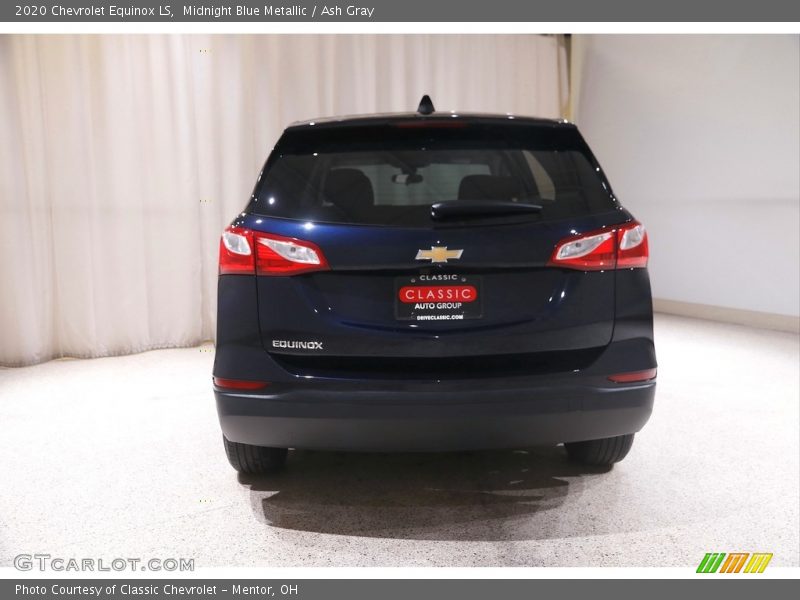 Midnight Blue Metallic / Ash Gray 2020 Chevrolet Equinox LS
