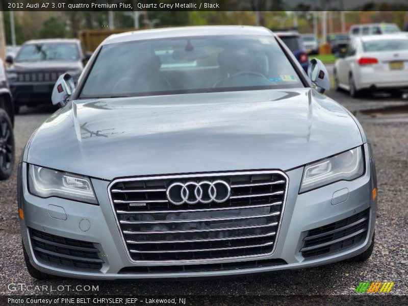 Quartz Grey Metallic / Black 2012 Audi A7 3.0T quattro Premium Plus