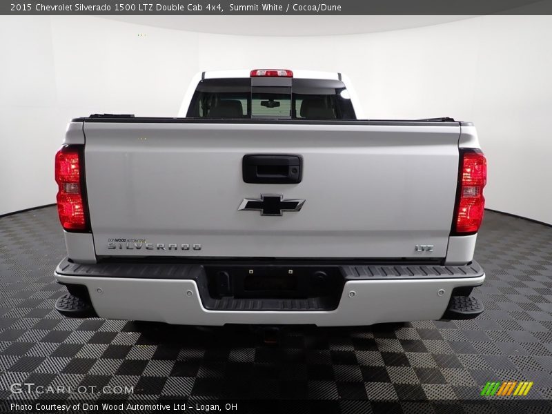 Summit White / Cocoa/Dune 2015 Chevrolet Silverado 1500 LTZ Double Cab 4x4