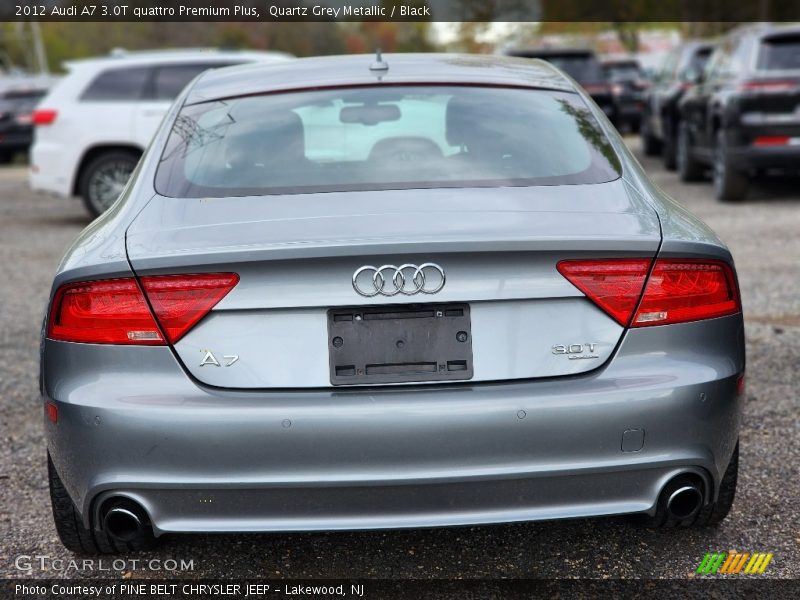 Quartz Grey Metallic / Black 2012 Audi A7 3.0T quattro Premium Plus