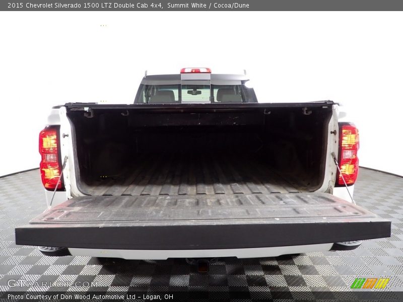 Summit White / Cocoa/Dune 2015 Chevrolet Silverado 1500 LTZ Double Cab 4x4