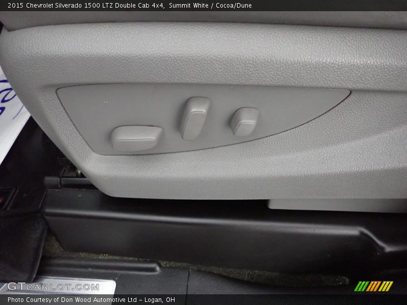 Summit White / Cocoa/Dune 2015 Chevrolet Silverado 1500 LTZ Double Cab 4x4