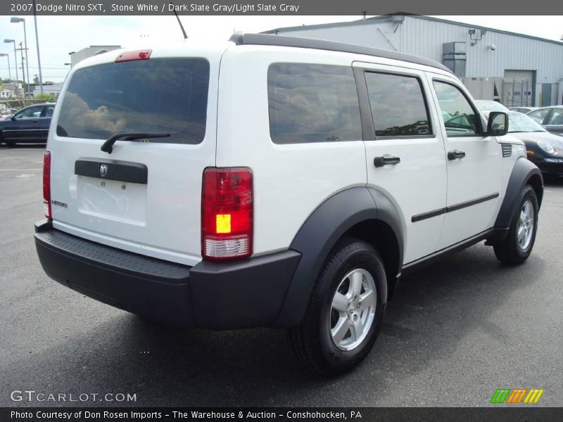 Stone White / Dark Slate Gray/Light Slate Gray 2007 Dodge Nitro SXT