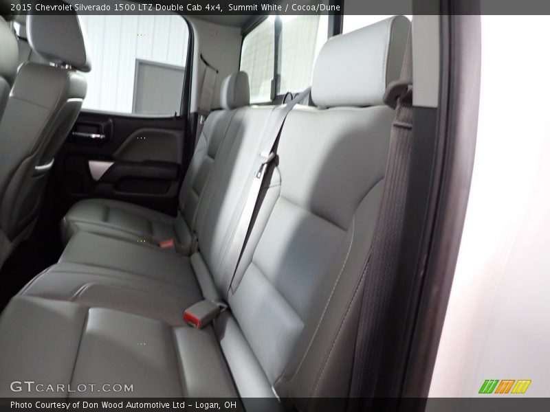 Summit White / Cocoa/Dune 2015 Chevrolet Silverado 1500 LTZ Double Cab 4x4