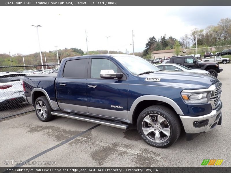 Patriot Blue Pearl / Black 2021 Ram 1500 Laramie Crew Cab 4x4