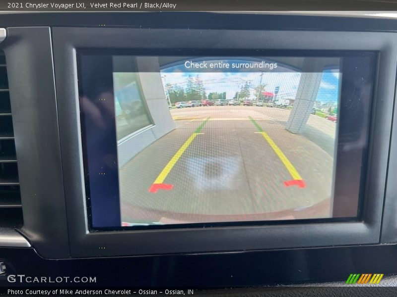 Velvet Red Pearl / Black/Alloy 2021 Chrysler Voyager LXI