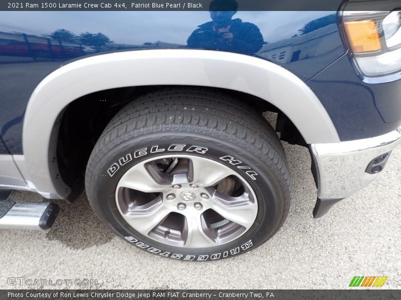 Patriot Blue Pearl / Black 2021 Ram 1500 Laramie Crew Cab 4x4