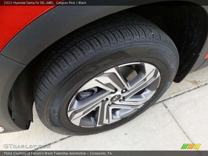 Calypso Red / Black 2023 Hyundai Santa Fe SEL AWD