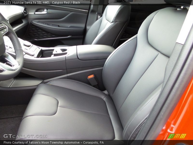 Calypso Red / Black 2023 Hyundai Santa Fe SEL AWD
