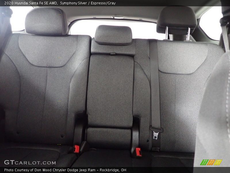 Symphony Silver / Espresso/Gray 2020 Hyundai Santa Fe SE AWD