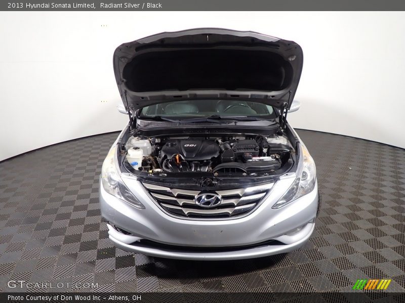 Radiant Silver / Black 2013 Hyundai Sonata Limited