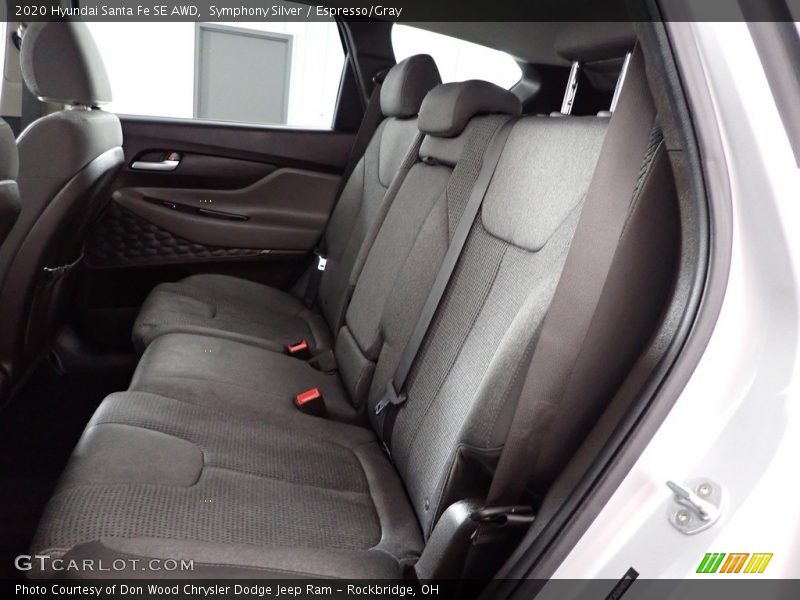 Symphony Silver / Espresso/Gray 2020 Hyundai Santa Fe SE AWD