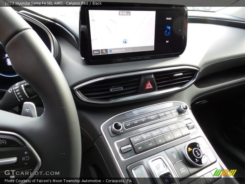 Calypso Red / Black 2023 Hyundai Santa Fe SEL AWD