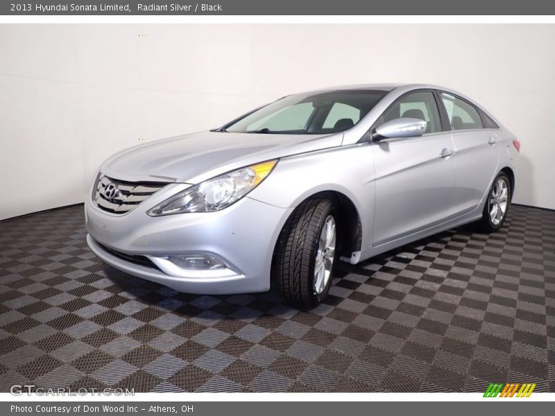 Radiant Silver / Black 2013 Hyundai Sonata Limited