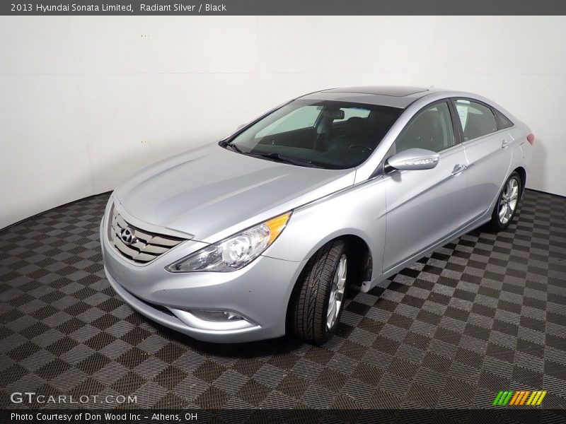 Radiant Silver / Black 2013 Hyundai Sonata Limited