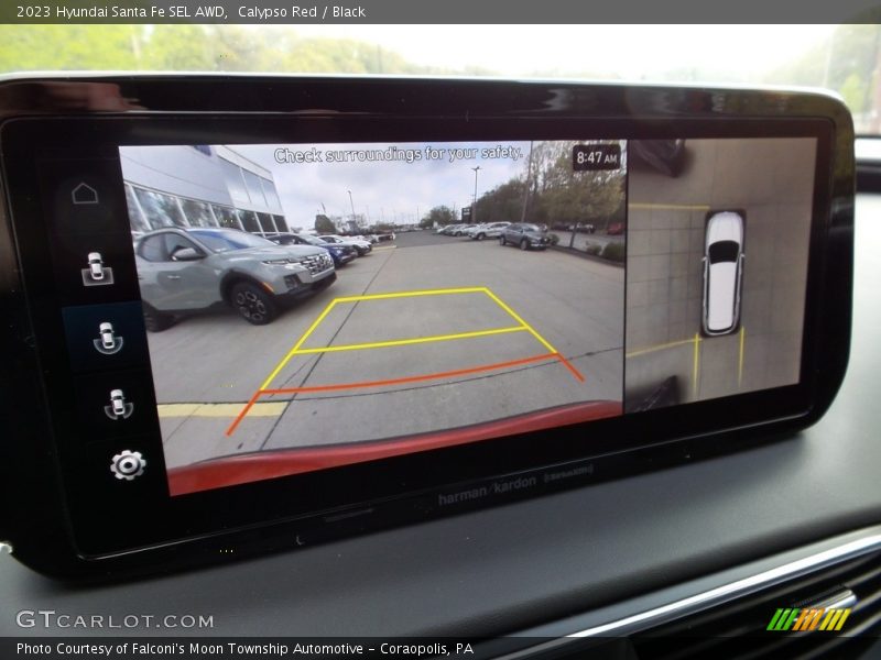 Calypso Red / Black 2023 Hyundai Santa Fe SEL AWD
