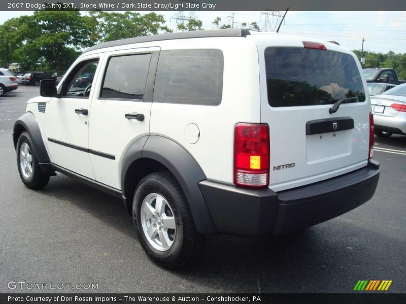 Stone White / Dark Slate Gray/Light Slate Gray 2007 Dodge Nitro SXT