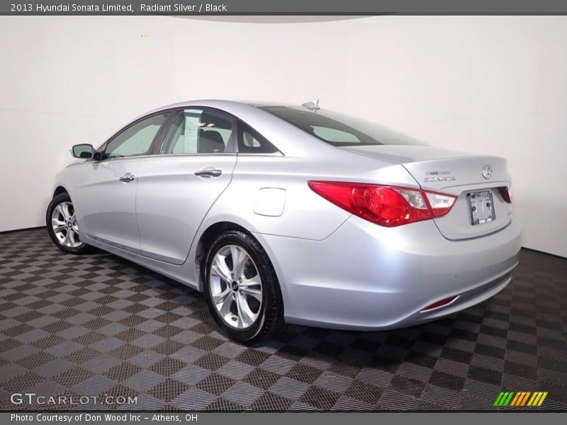 Radiant Silver / Black 2013 Hyundai Sonata Limited