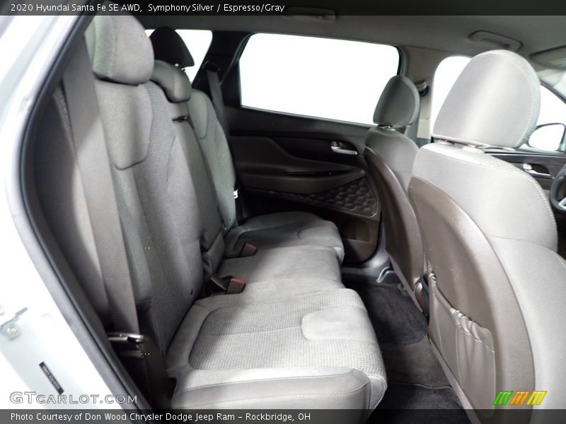 Symphony Silver / Espresso/Gray 2020 Hyundai Santa Fe SE AWD