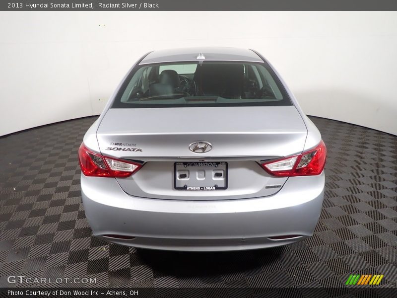 Radiant Silver / Black 2013 Hyundai Sonata Limited