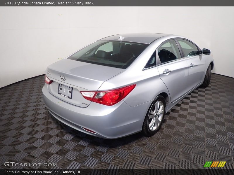 Radiant Silver / Black 2013 Hyundai Sonata Limited