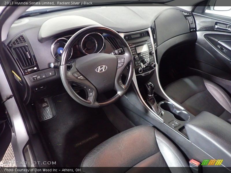 Radiant Silver / Black 2013 Hyundai Sonata Limited