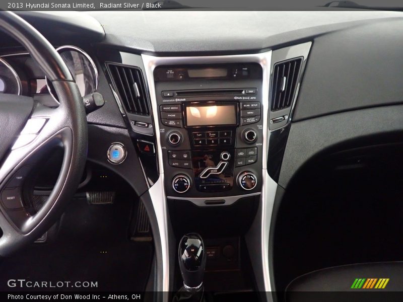 Radiant Silver / Black 2013 Hyundai Sonata Limited