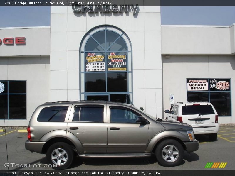 Light Khaki Metallic / Khaki 2005 Dodge Durango Limited 4x4