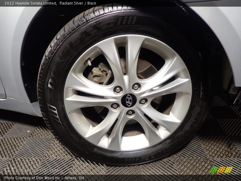 Radiant Silver / Black 2013 Hyundai Sonata Limited