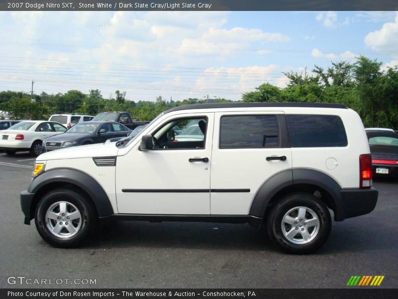 Stone White / Dark Slate Gray/Light Slate Gray 2007 Dodge Nitro SXT