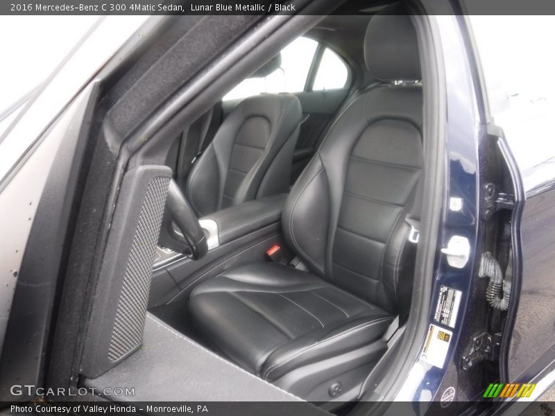 Lunar Blue Metallic / Black 2016 Mercedes-Benz C 300 4Matic Sedan